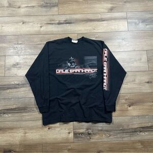 Vintage 90s NASCAR Dale Earnhardt Long Sleeve Racing Shirt